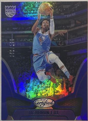 De'Aaron Fox [Mirror Blue] #57