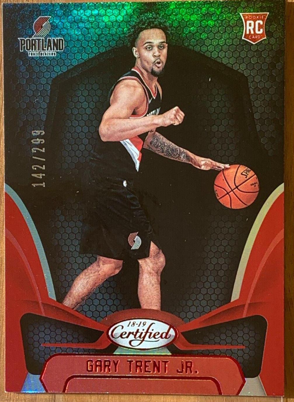 Gary Trent Jr. [Mirror Red] #187