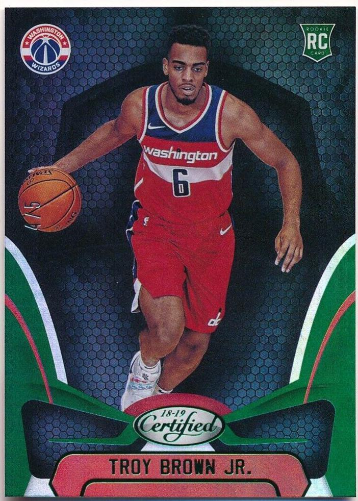 Troy Brown Jr. [Mirror Green] #165