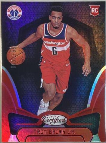 Troy Brown Jr. [Mirror Red] #165