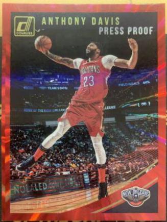 Anthony Davis [Press Proof Red Laser] #47