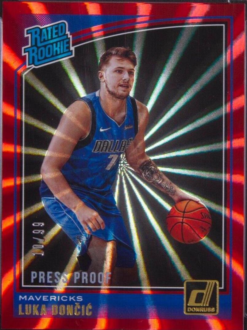 Luka Doncic [Press Proof Red Laser] #177