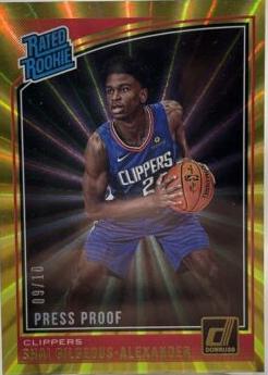 Shai Gilgeous Alexander [Press Proof Gold Laser] #162