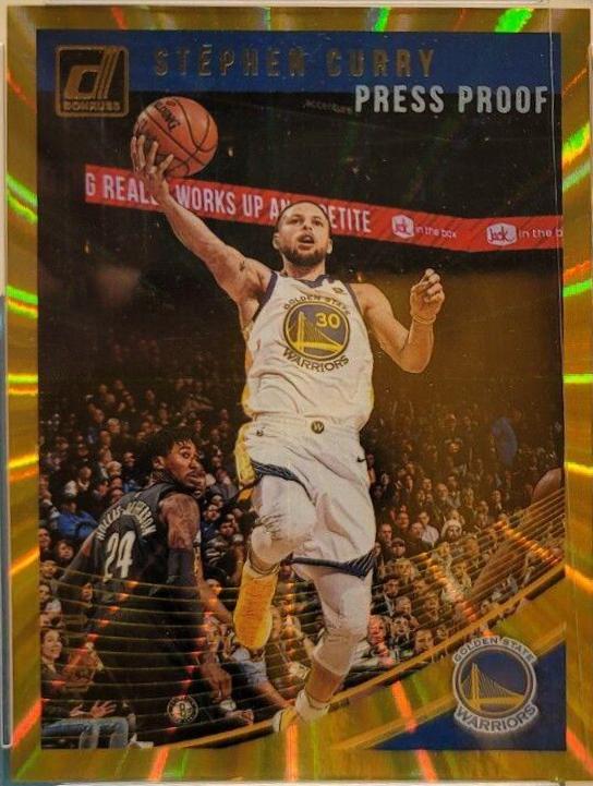 Stephen Curry [Press Proof Gold Laser] #2