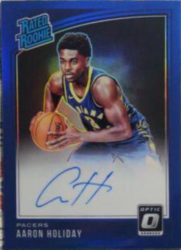 Aaron Holiday [Autograph Blue] #176