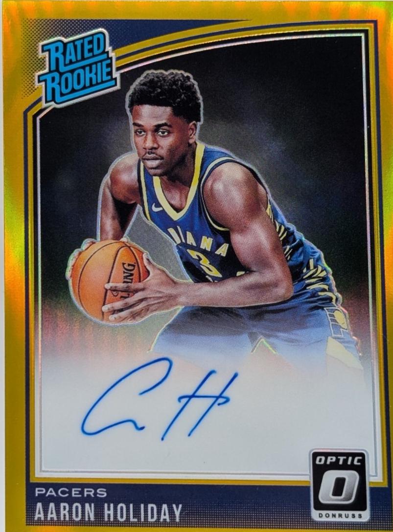 Aaron Holiday [Autograph Gold] #176