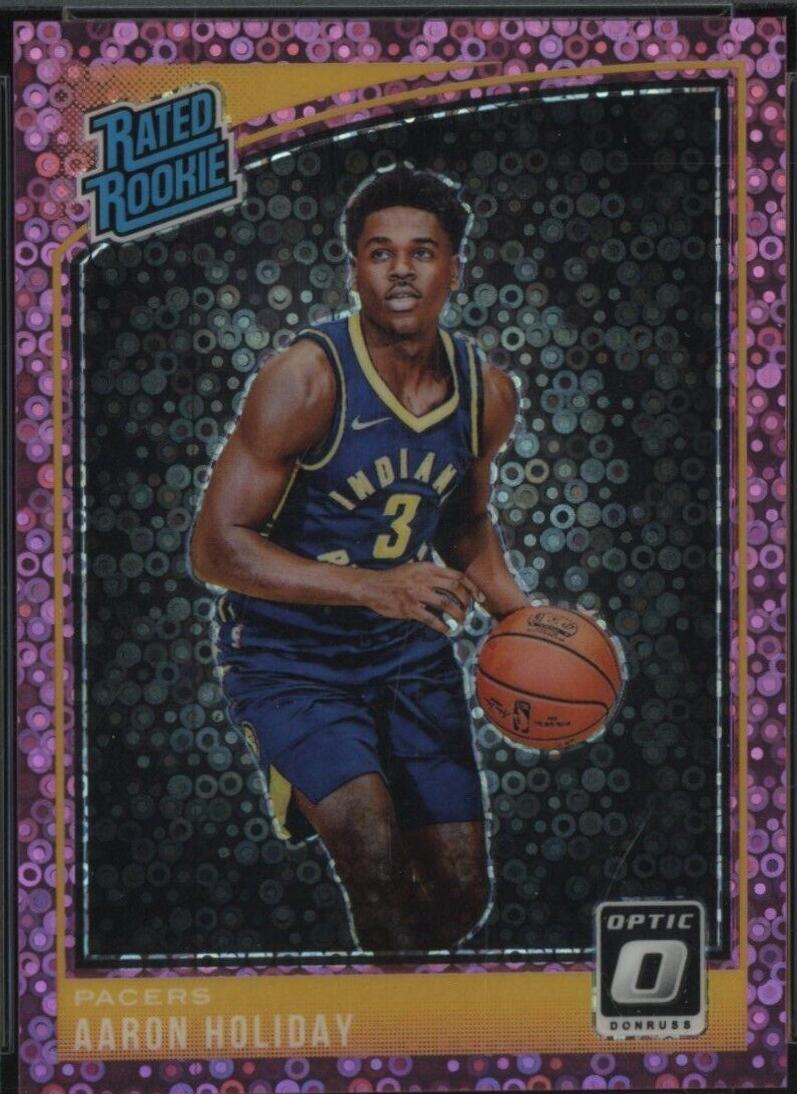 Aaron Holiday [Fast Break Pink] #176