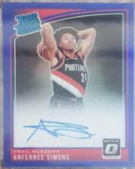 Anfernee Simons [Autograph Blue] #186