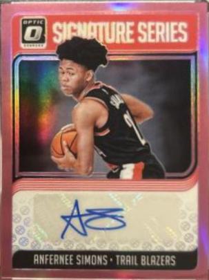 Anfernee Simons [Autograph Pink] #186