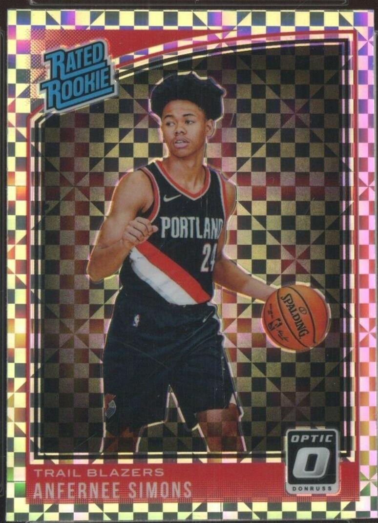Anfernee Simons [Checkerboard] #186