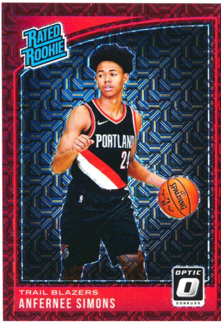 Anfernee Simons [Choice Red] #186