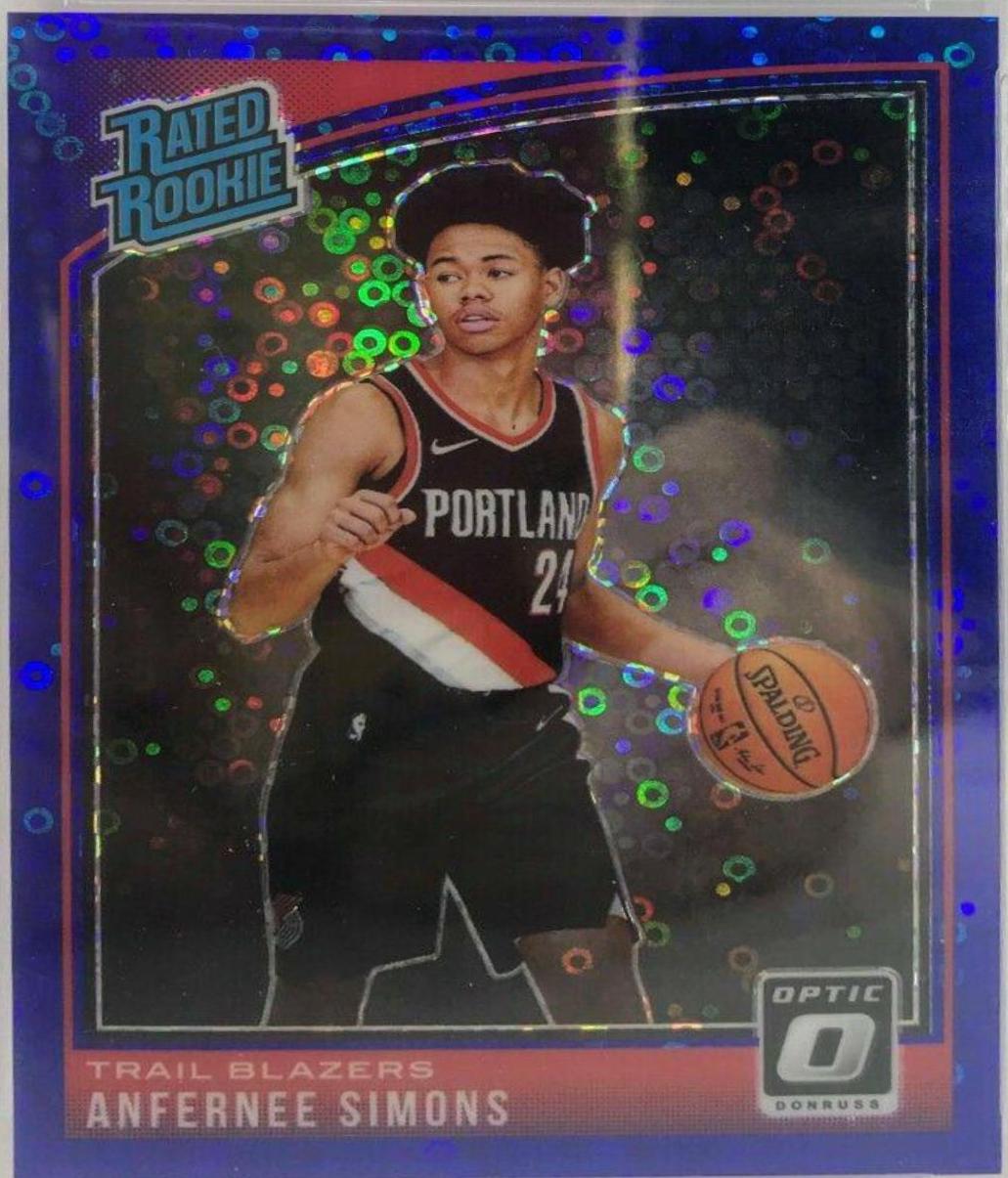 Anfernee Simons [Fast Break Blue] #186