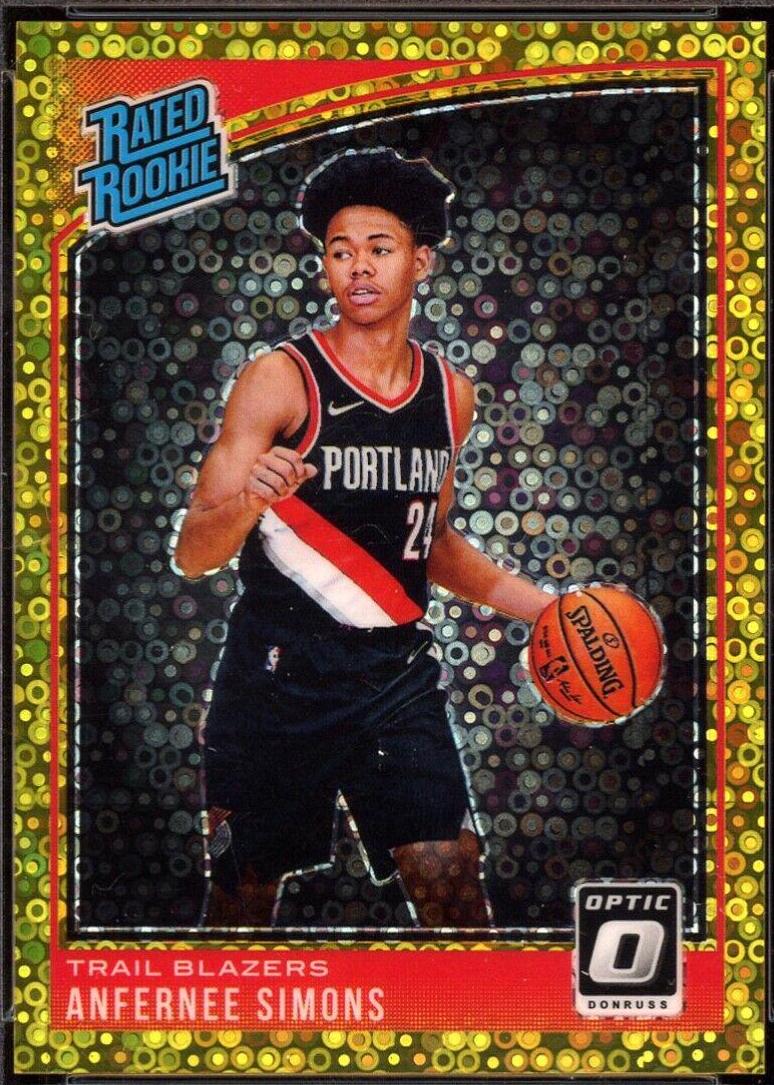Anfernee Simons [Fast Break Gold] #186