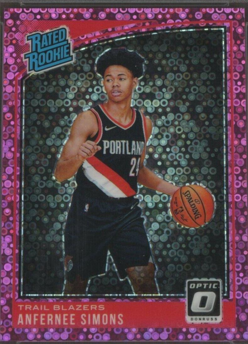 Anfernee Simons [Fast Break Pink] #186
