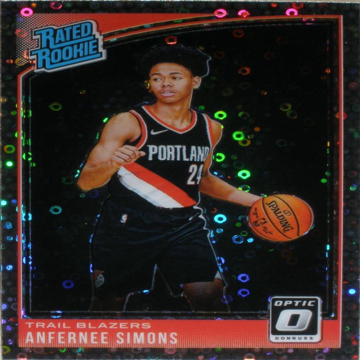 Anfernee Simons [Fast Break Purple] #186