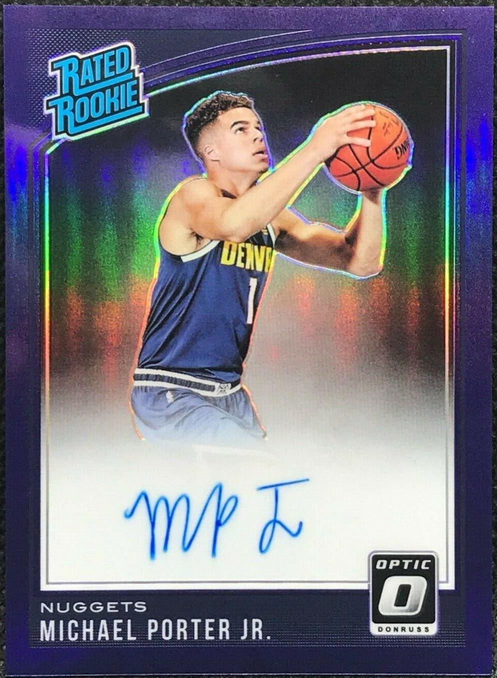 Michael Porter Jr. [Autograph Purple] #182