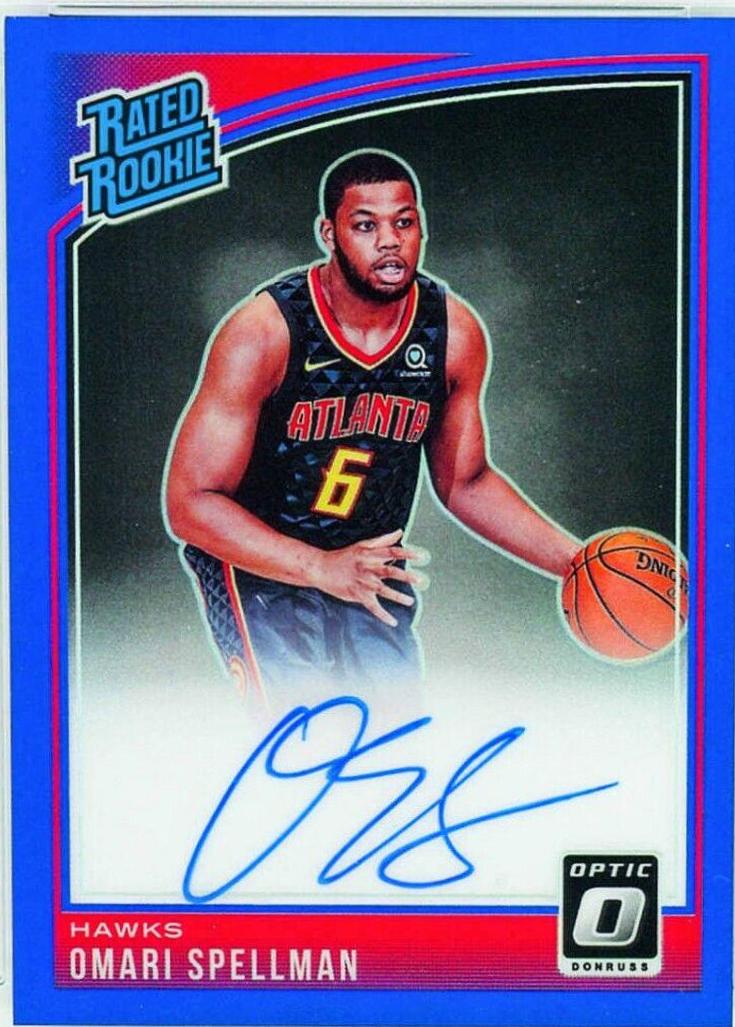Omari Spellman [Autograph Blue] #196