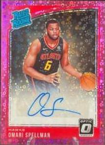 Omari Spellman [Autograph Fast Break Pink] #196