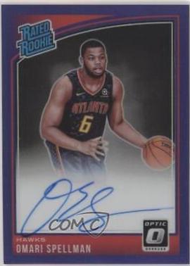Omari Spellman [Autograph Purple] #196