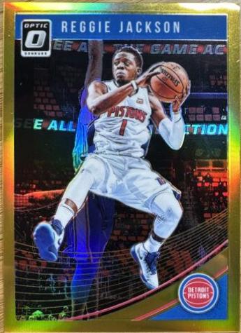 Reggie Jackson [Gold Prizm] #110