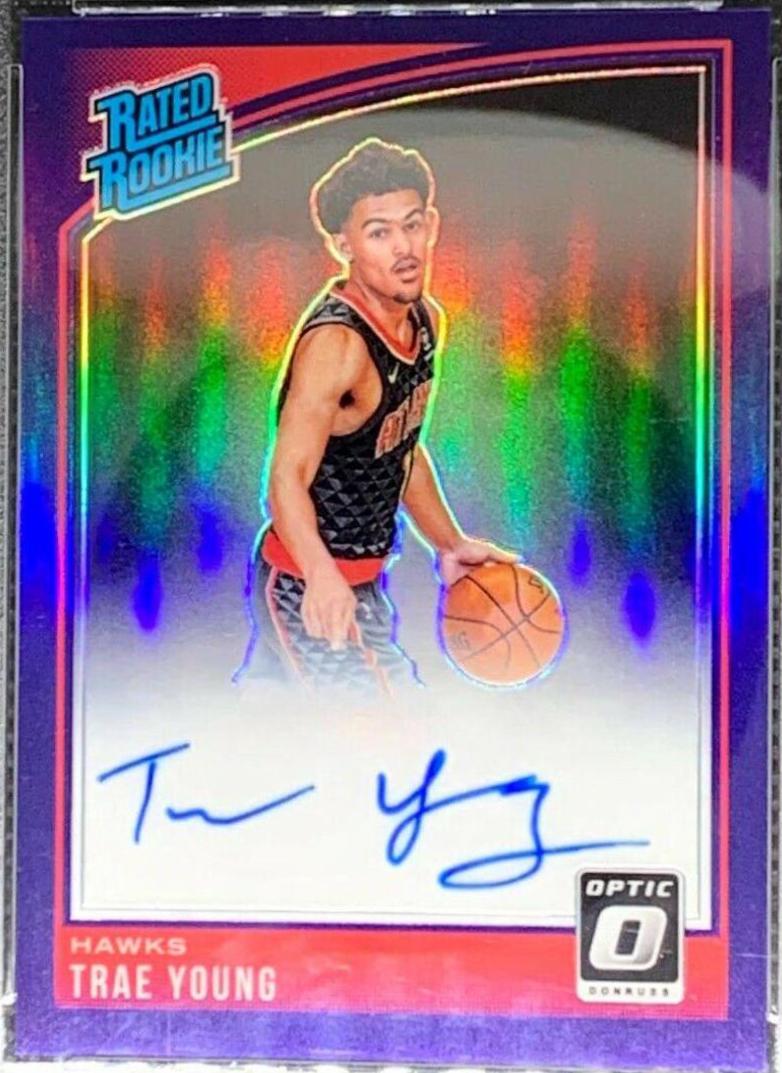 Trae Young [Autograph Purple] #198