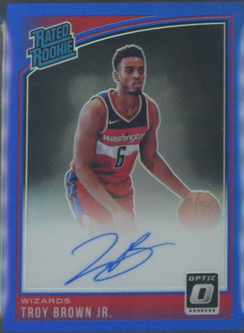 Troy Brown Jr. [Autograph Blue] #192