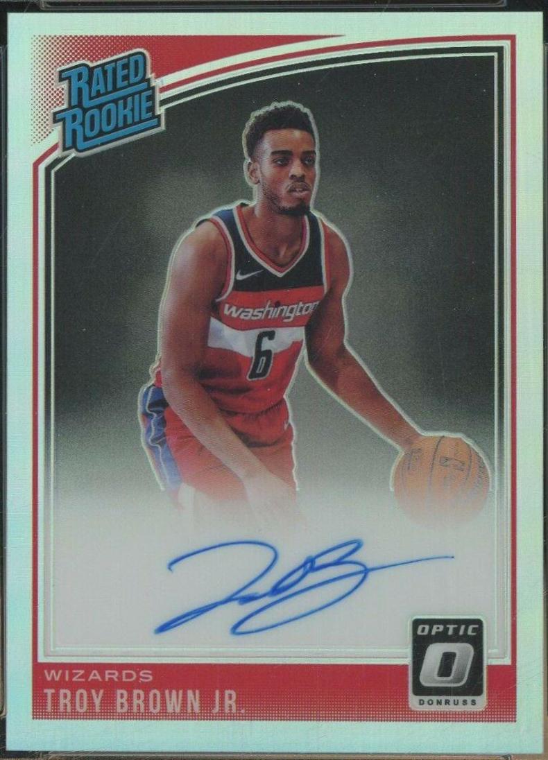 Troy Brown Jr. [Autograph Holo] #192