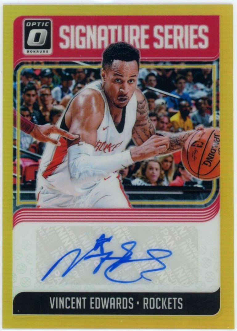 Vincent Edwards [Autograph Gold] #165