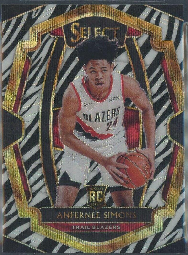 Anfernee Simons [Zebra Prizm] #136