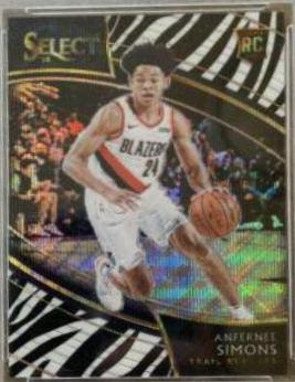 Anfernee Simons [Zebra Prizm] #233