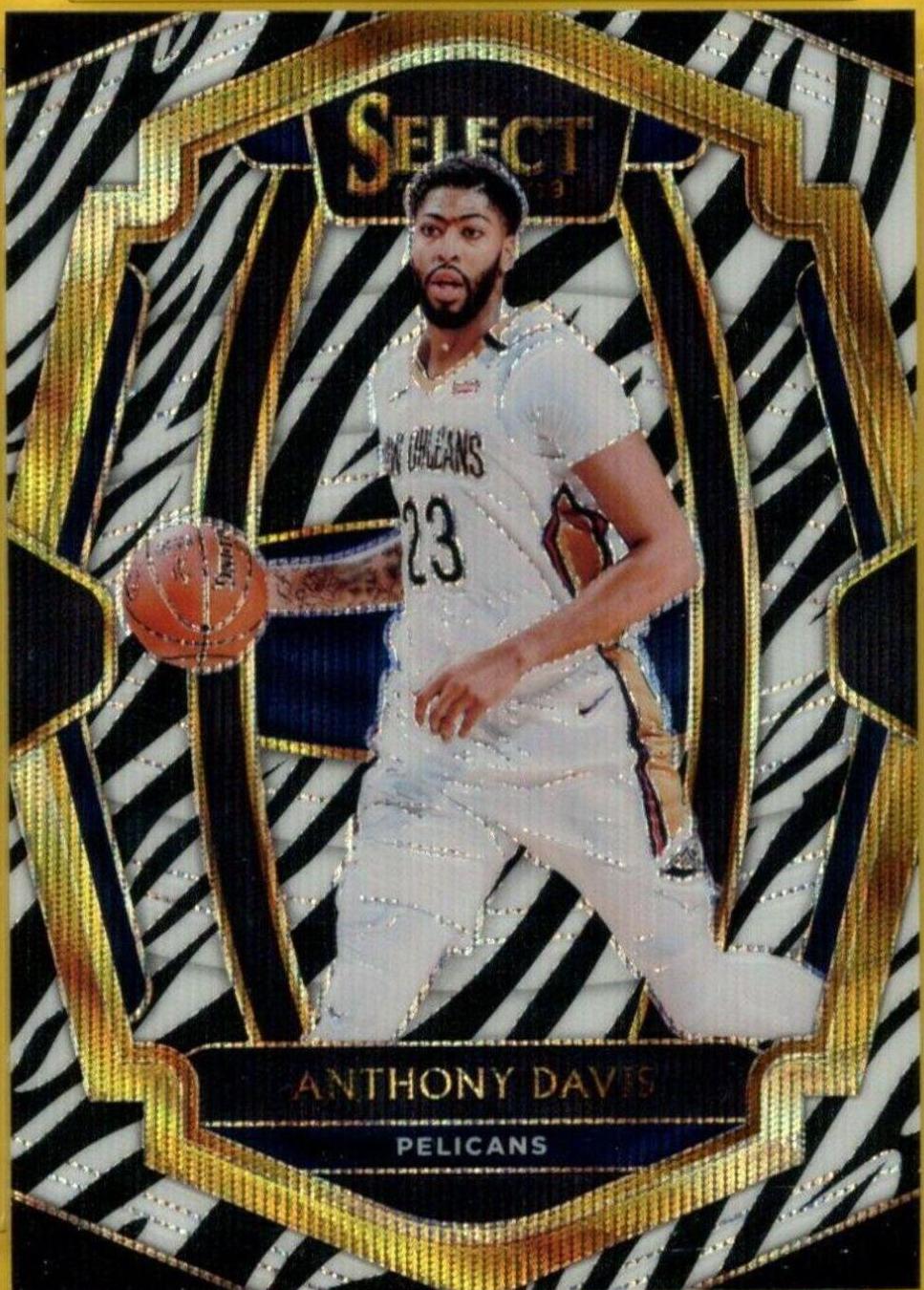 Anthony Davis [Zebra Prizm] #140
