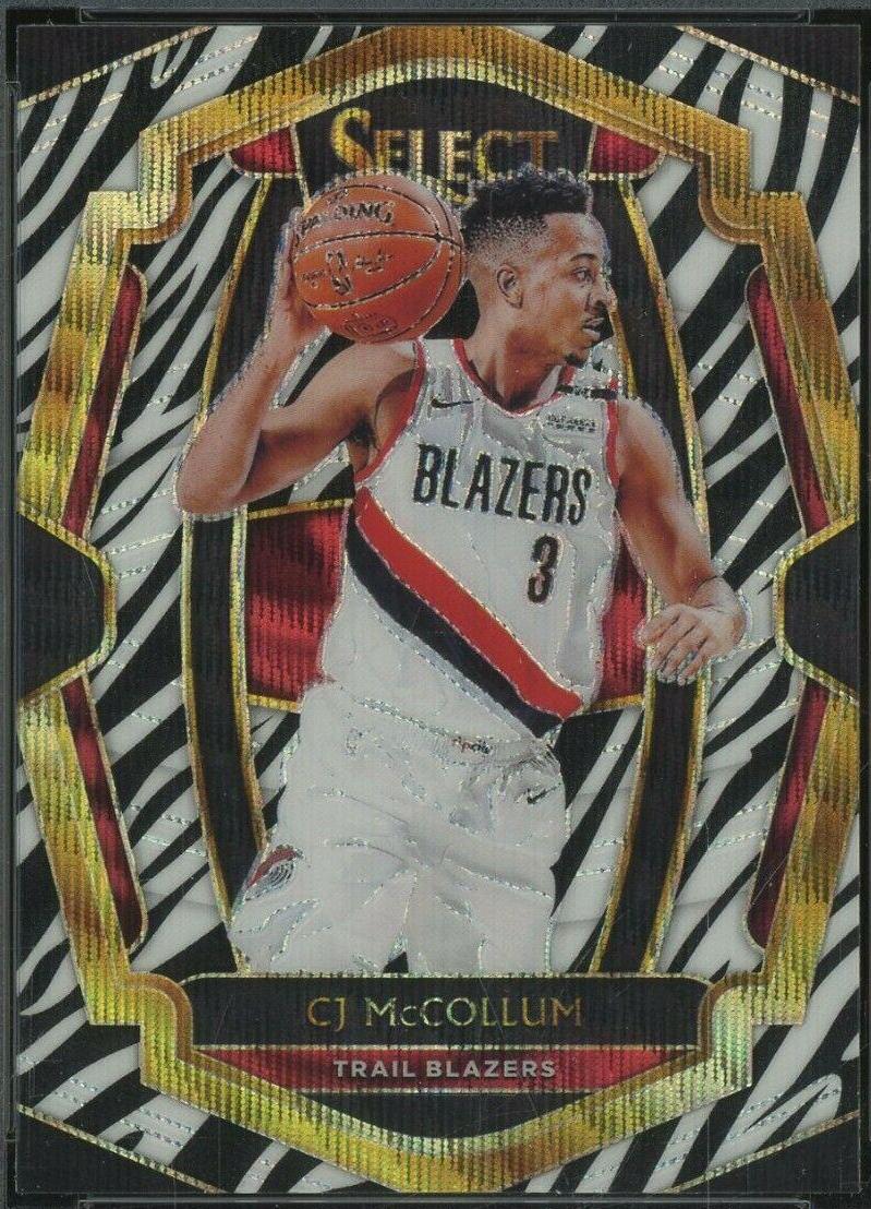 CJ McCollum Zebra Prizm #161