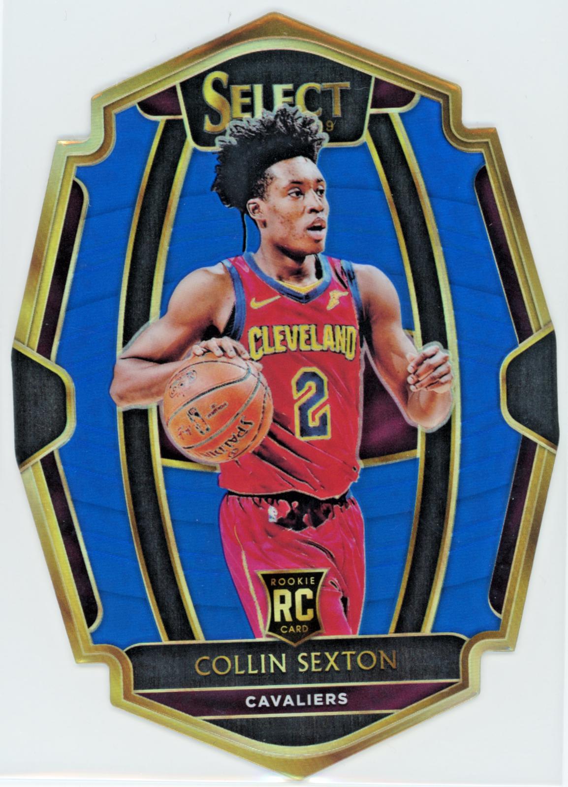 Collin Sexton [Die Cut Blue Prizm] #172
