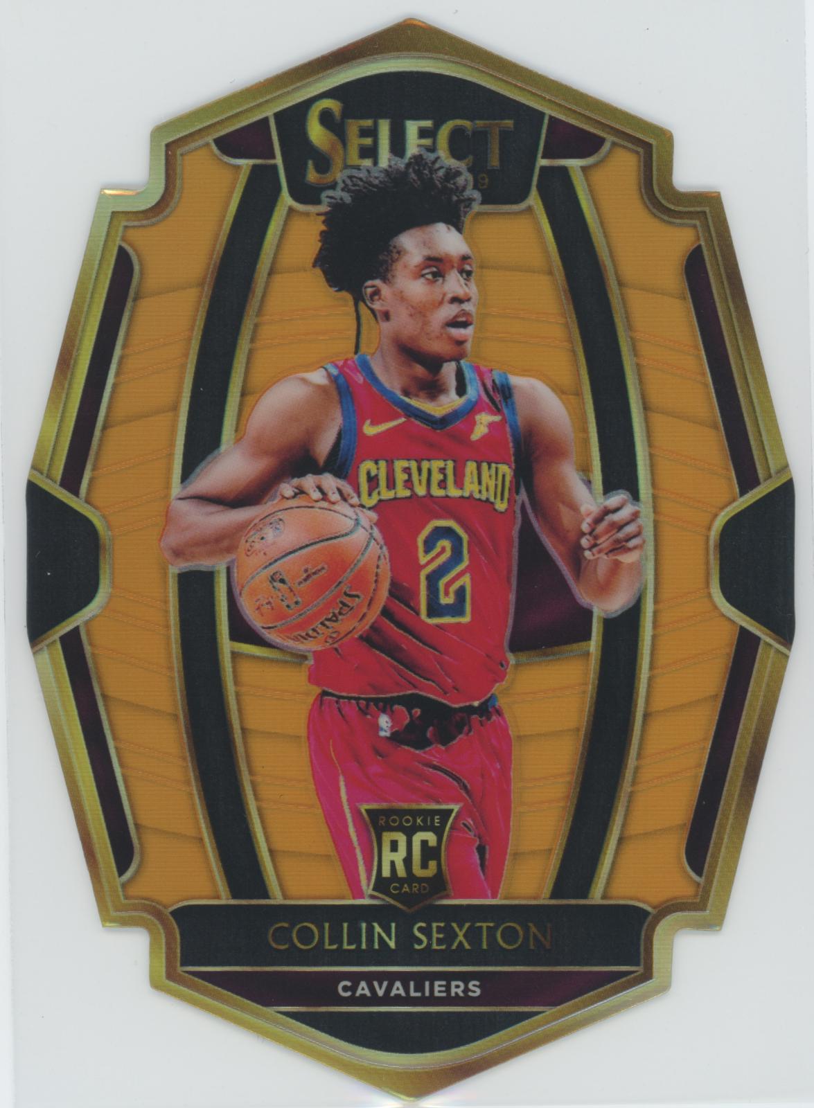 Collin Sexton [Die Cut Orange Prizm] #172