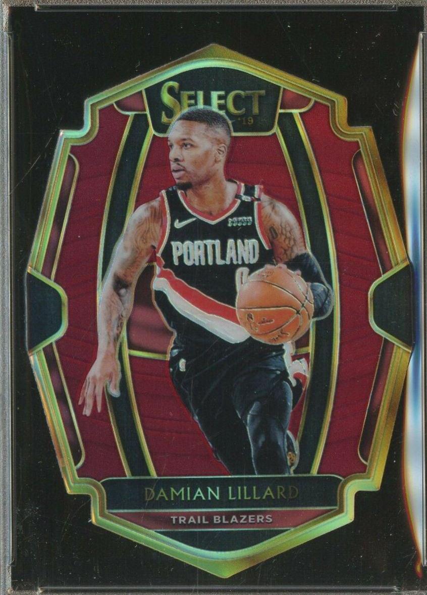 Damian Lillard [Die Cut Maroon Prizm] #150