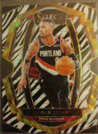 Damian Lillard [Zebra Prizm] #150