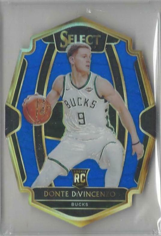 Donte DiVincenzo [Die Cut Blue Prizm] #164