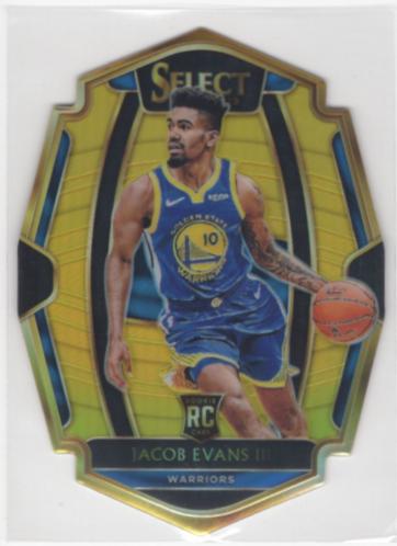 Jacob Evans III [Die Cut Gold Prizm] #176
