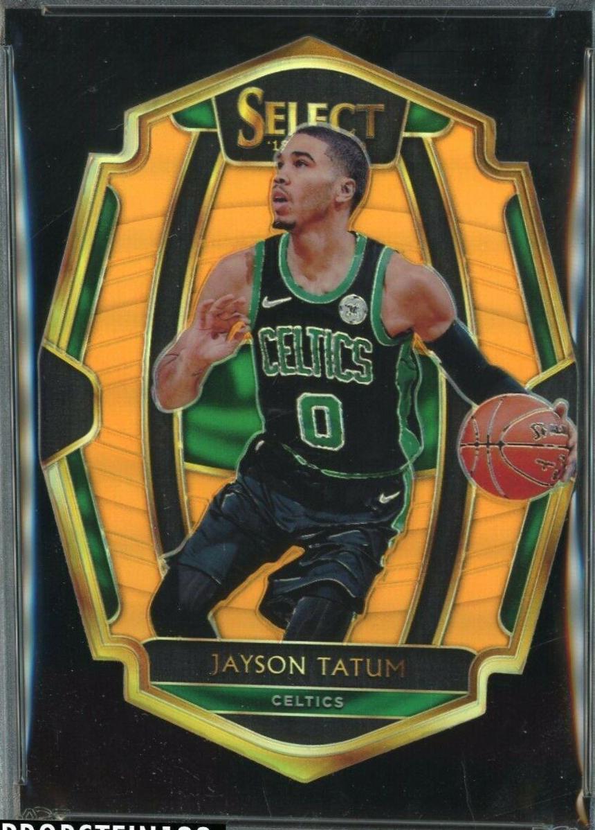 Jayson Tatum [Die Cut Orange Prizm] #168