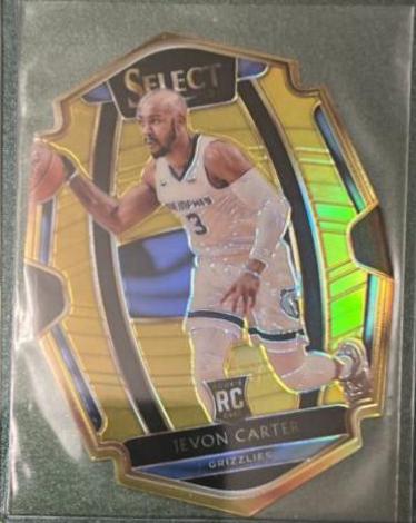 Jevon Carter [Die Cut Gold Prizm] #125