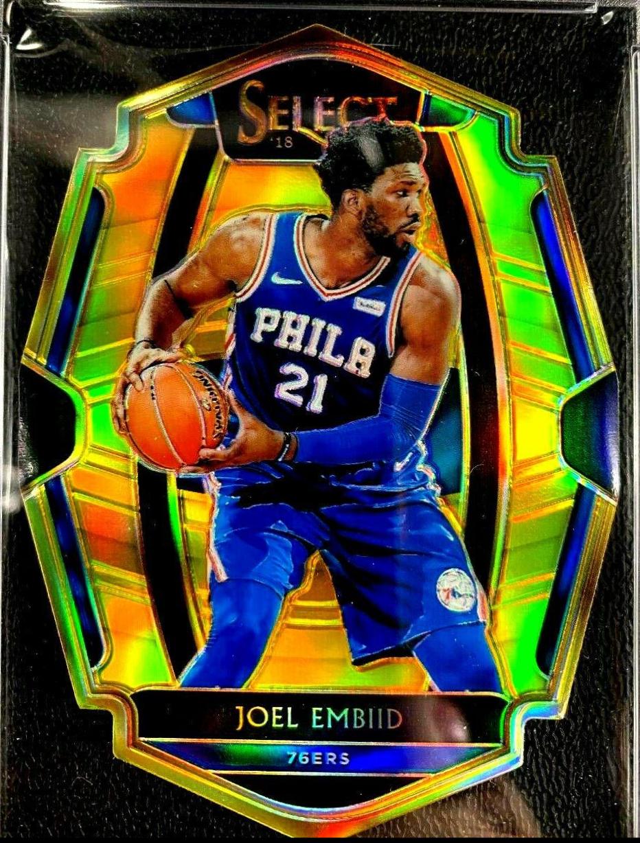 Joel Embiid [Die Cut Gold Prizm] #188
