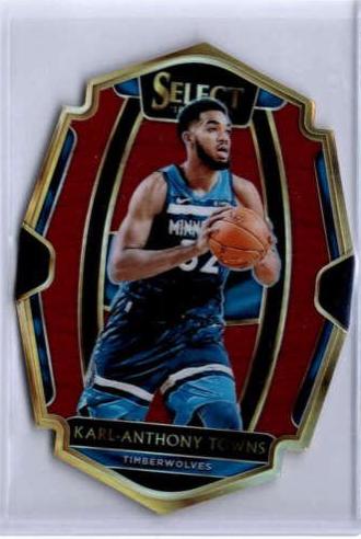 Karl Anthony Towns [Die Cut Maroon Prizm] #170