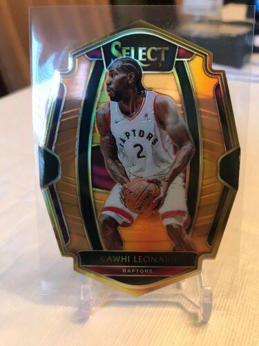 Kawhi Leonard [Die Cut Orange Prizm] #175