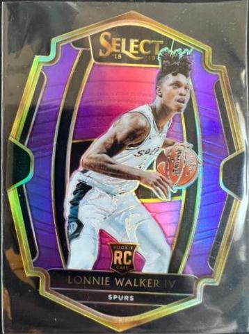 Lonnie Walker IV [Die Cut Purple Prizm] #174