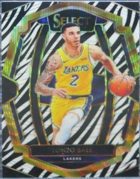 Lonzo Ball [Zebra Prizm] #180