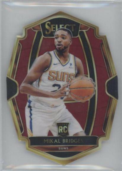Mikal Bridges [Die Cut Maroon Prizm] #192