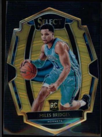Miles Bridges [Die Cut Gold Prizm] #114
