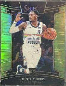 Monte Morris [Neon Green Prizm] #34