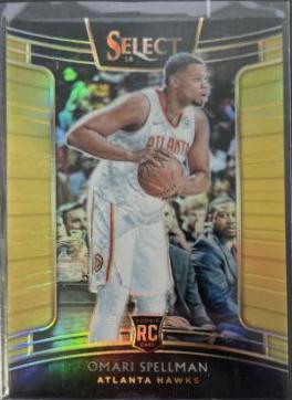 Omari Spellman [Gold Prizm] #99