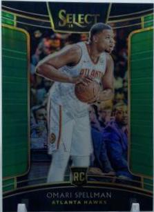 Omari Spellman [Green Prizm] #99